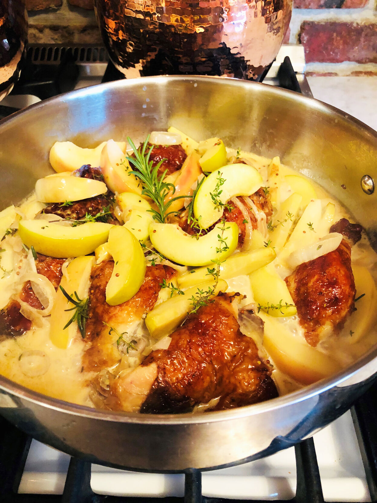Fall Skillet Apple Chicken